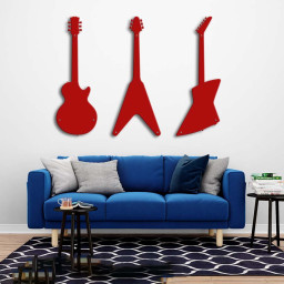 Life-size Guitar Trio
