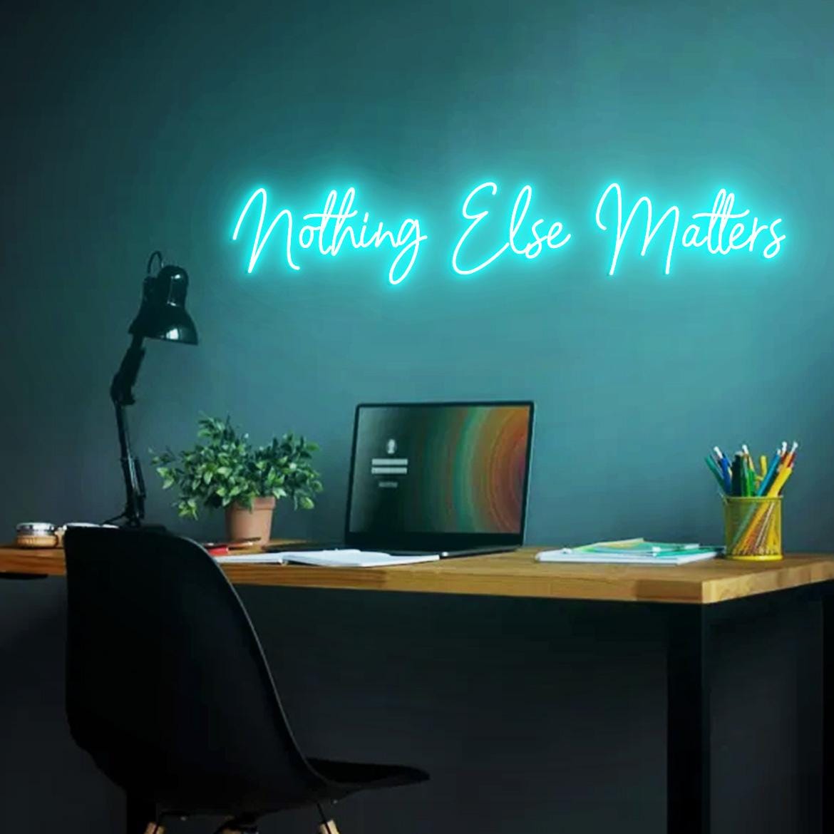 Custom neon Sign Nothing Else Matters, Sign Home Wall Decor, Living Room Sign Decor, Custom Neon Light Wedding Backdrop Decor