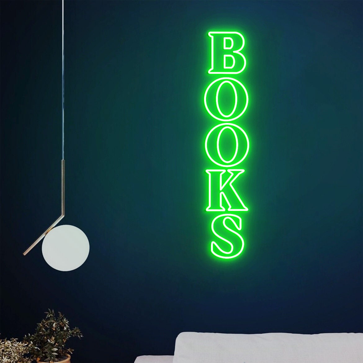 Books Neon Sign, Books Sign, Reading Room Decor, Book Lovers Gift, Personalized Library Sign, Reading Room Sign, Book Club Decor