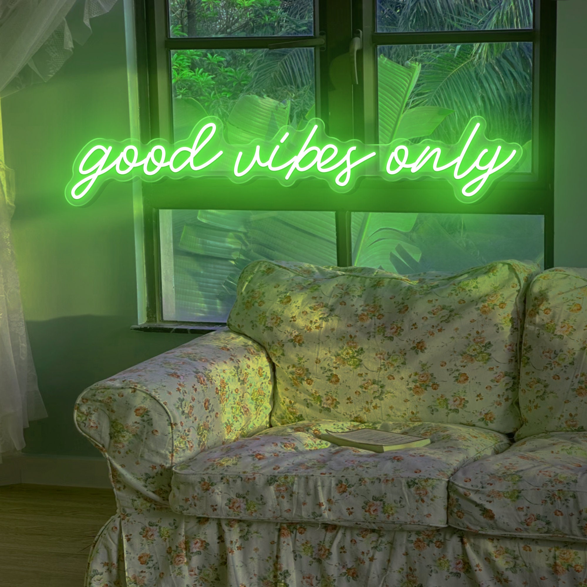 Good Vibes Only Neon Sign|Wedding Neon Sign|Neon Light Bedroom Decor|Led Sign Personalized Gifts| Neon Wall Art|Custom Good Vibes LED Sign