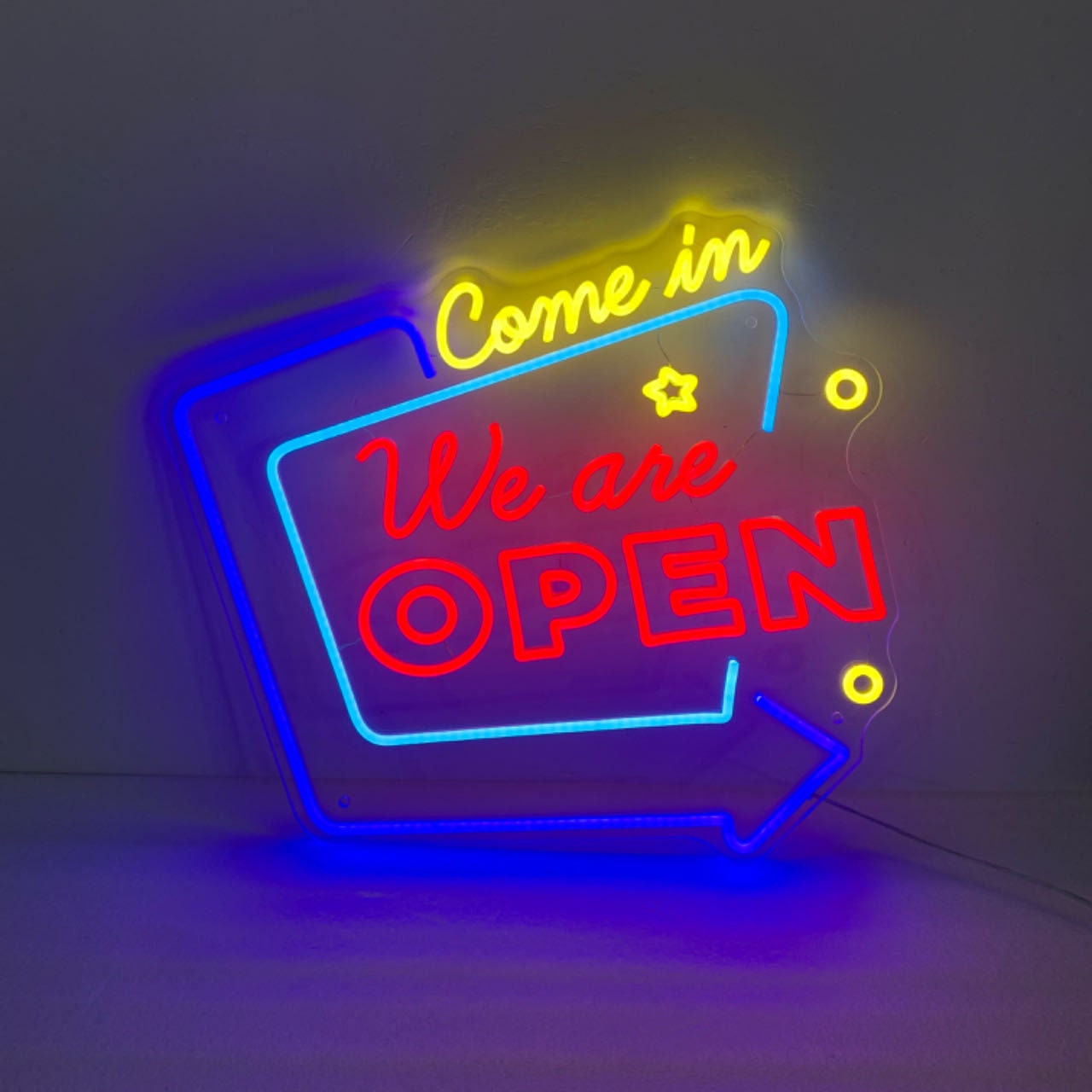 Come in We Are Open, Led Neon Sign, Custom Open Neon Light, Business Store Modern Open Sign, Shop Door Sign