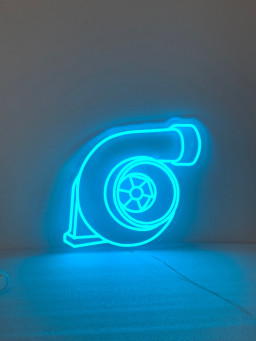 Turbo Neon Light, Turbo Wall Art, Car Garage Decor, Man Cave Gift, Gift for Men