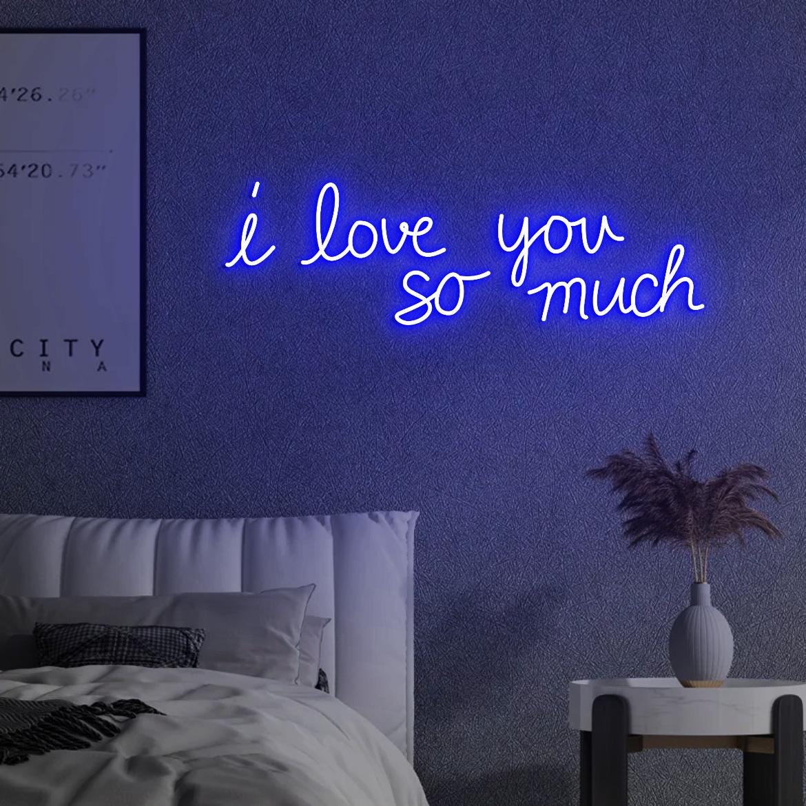 Austin I love you so much Neon Sign, Texas Wedding Backdrop Decor, Austin Wedding Reception, Gift for Wedding in Austin
