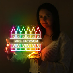 Customized Name Teacher Neon, Personalized Teacher Neon, Custom Teacher Neon, Gift for Teachers, Kindergarten Teacher, Teacher Appreciation