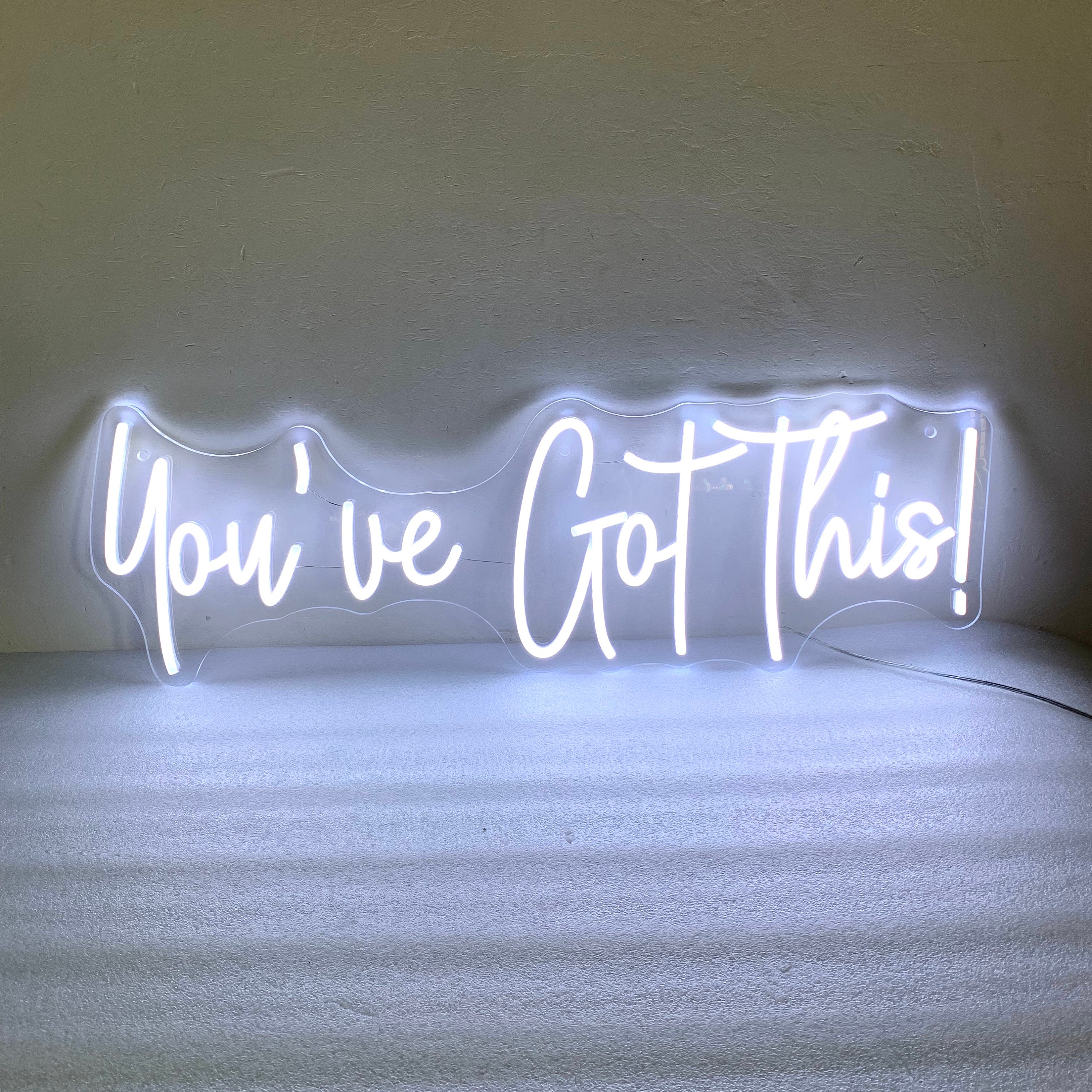 You've Got This, Custom Neon Sign for Office, Gym, Fitness Studio Decoration, Motivational Quotes for Home