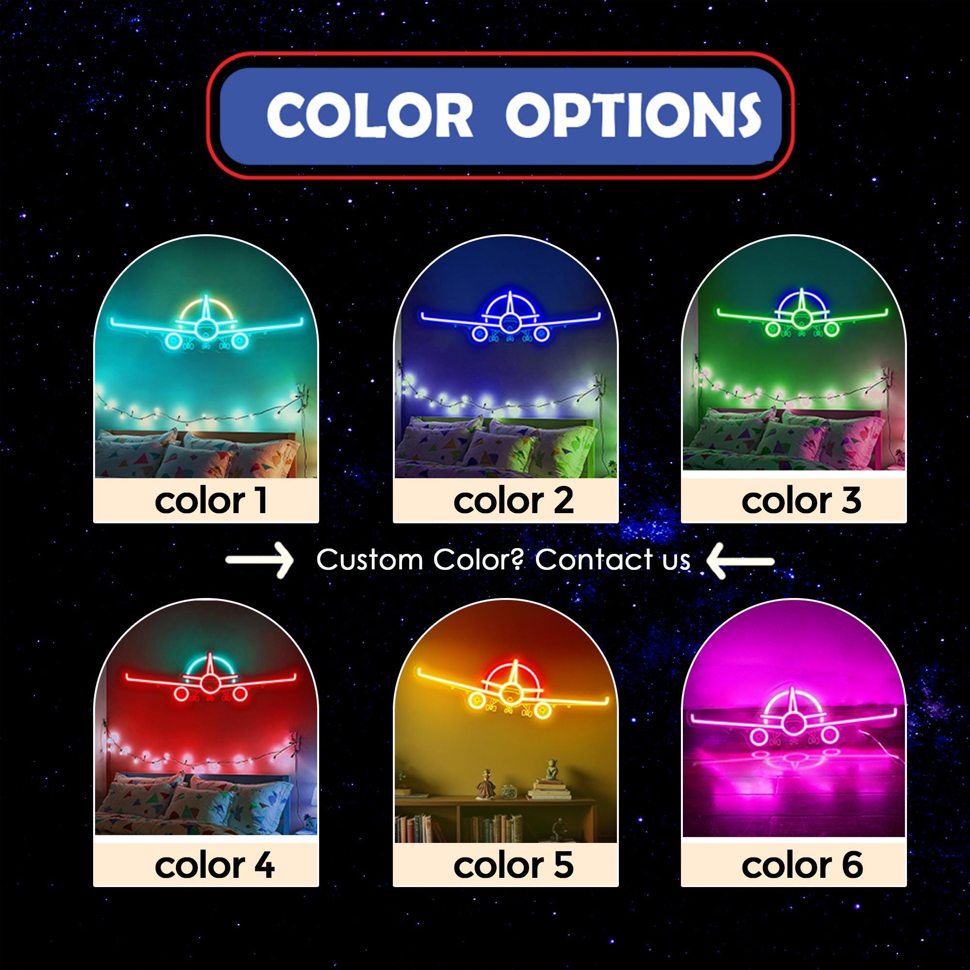 Airplane Neon Sign, Plane Led Sign, Airplane Wall Art, Aviation Light Sign, Airplane Wall Art, Airplane Sign, Gift for Kid, Kids Room Decor