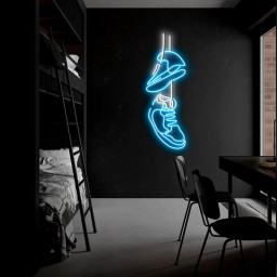Sneakers Neon Sign For The Ultimate, Shoe Neon Sign, Sneaker Night Light Modern, Sports Shoe Decor, Sneaker Wall Art, Sneaker Wall Decor