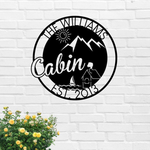 Cabin Metal Signs