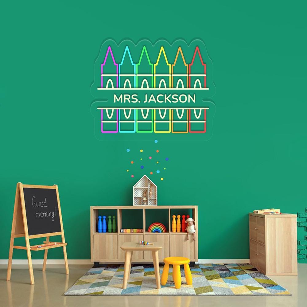 Customized Name Teacher Neon, Personalized Teacher Neon, Custom Teacher Neon, Gift for Teachers, Kindergarten Teacher, Teacher Appreciation