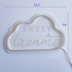 Neon Sign Sweet Dreams Night Light Children's Room Girl Bedroom Decoration daughter's favorite gift