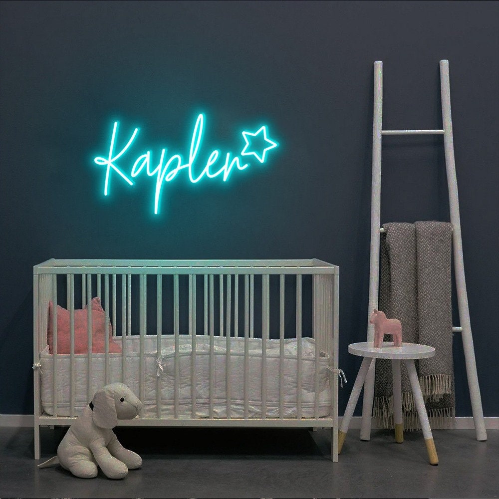 Neon Sign for Kids Room Decor, Battery Powered Neon Sign Custom, Neon Name Sign For Wall Decor, Led Sign For Baby, Personalized Gifts Baby