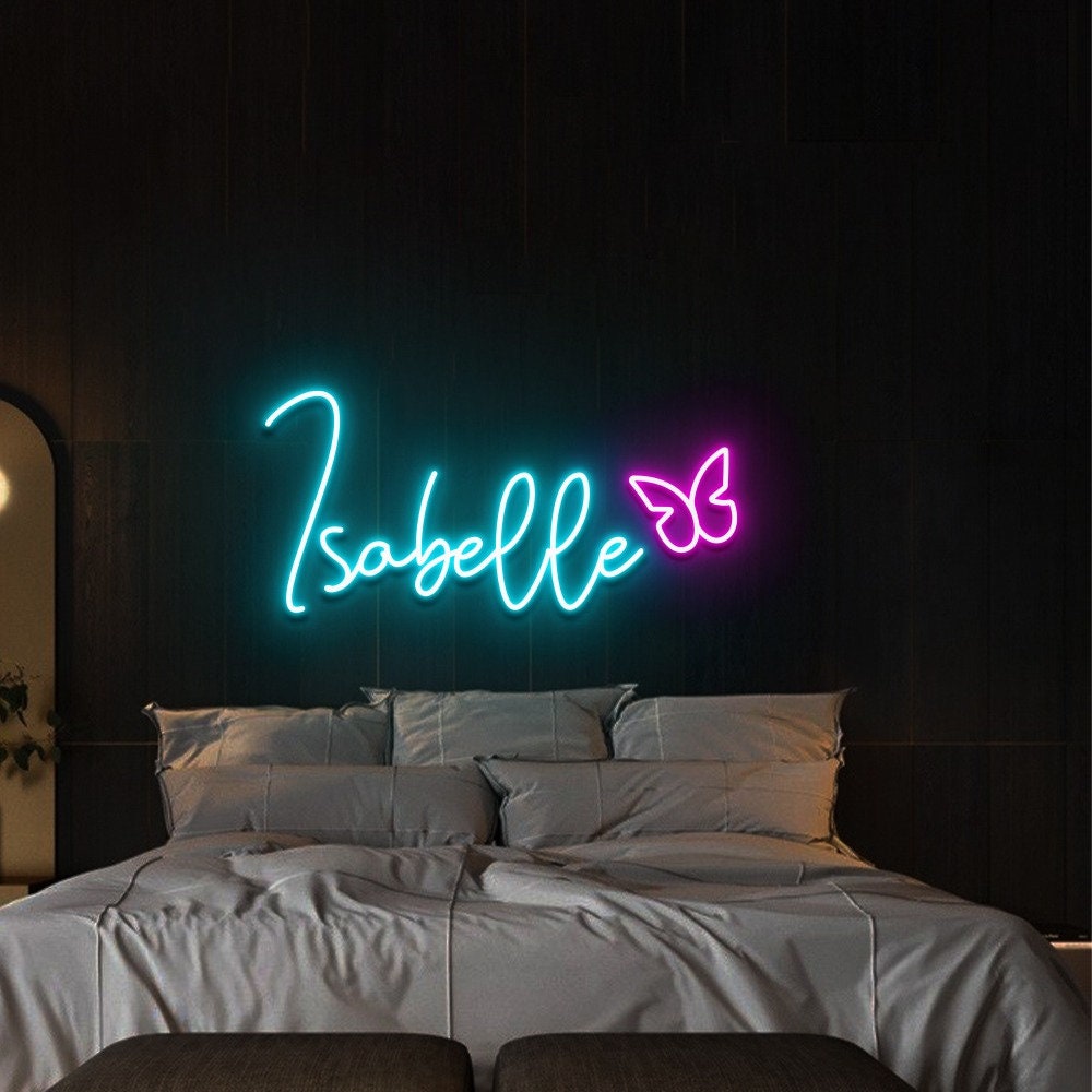 Custom Neon Name Sign Gifts, Kids Bedroom Neon Sign Light, Light Up Name Sign, Teens Boys Room Decor Girls Bedroom Ideas, Gift for Kids.