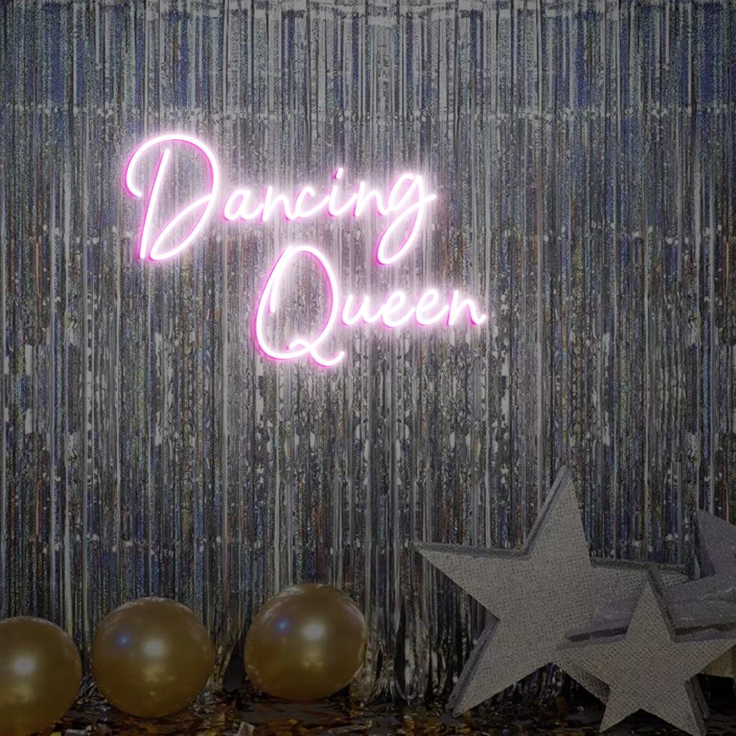 Dancing Queen Sign Neon Light, Dancing Party Backdrop Decor, Disco Theme Party Led Sign, Disco Birthday Party Neon Light, Party Decorations