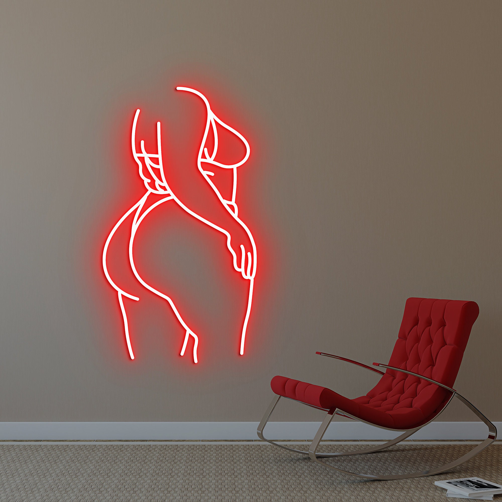 Woman Neon Light, Neon Sign Light Decor, Body Bedroom Neon Sign, Bedroom Neon Lights, Home Neon Lights, Woman Wall Decoration
