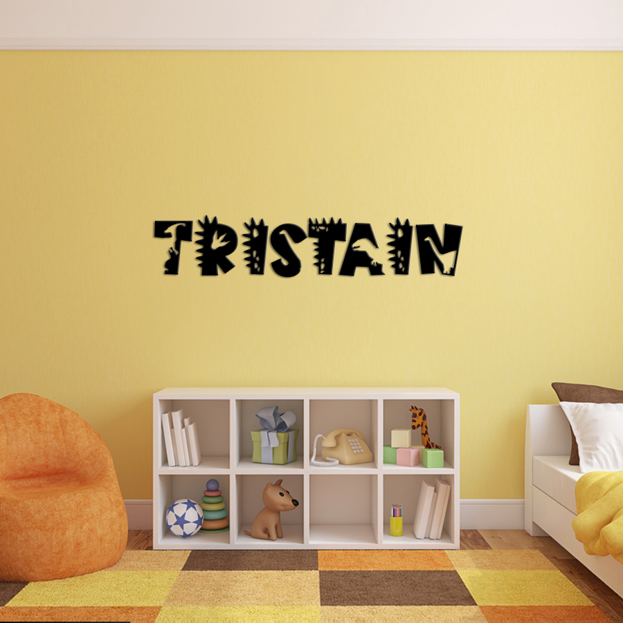 Dino Text – Custom Wall Art