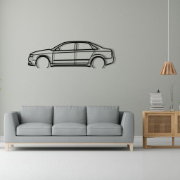 Audi A4 B7 S Line Raised Steel Wall Art