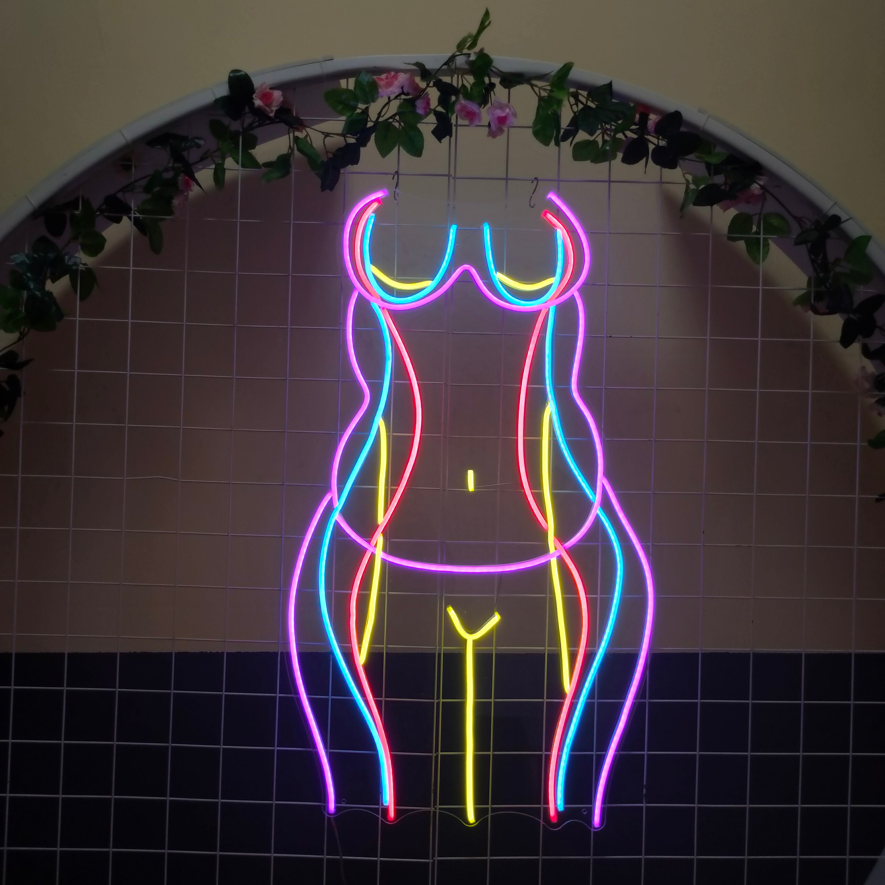 Neon Light Sexy Girl Sign 12V led Custom Anime Personalized Human Body Lady figure silhouette Acrylic Bedroom Wall Home Decor Shop Bar Logo