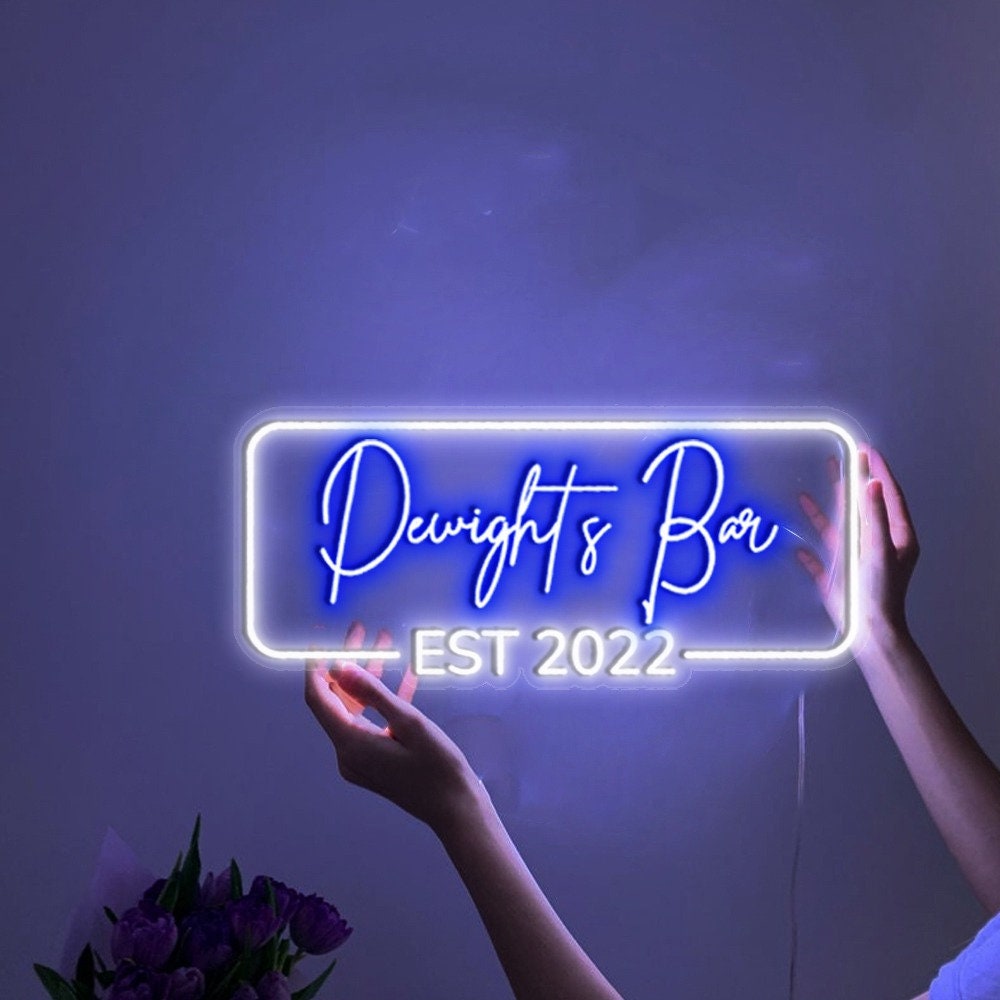 Personalized Bar Sign,Custom Home Bar Sign Decor,Bar Club Signage, Bar wall Art Decor, Neon Sign for Dad,Gifts for Friend, Father's Day gift