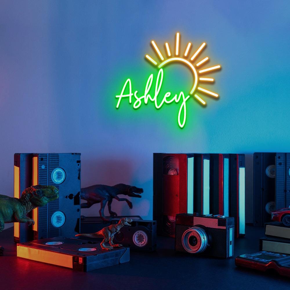 Custom Name Neon Sign for Kids, Neon Name Sign, Nursery Name Sign, Baby Name Sign for Nursery Décor, Neon Light, Birthday Baby Gifts