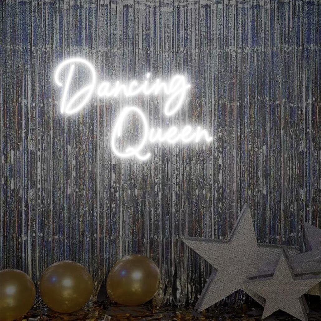 Dancing Queen Sign Neon Light, Dancing Party Backdrop Decor, Disco Theme Party Led Sign, Disco Birthday Party Neon Light, Party Decorations