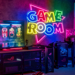 Game Room Neon Sign | Game Neon Sign Custom |Party Event Decor | Gaming Room Neon Light |Gift For Kids | Game Room Decor
