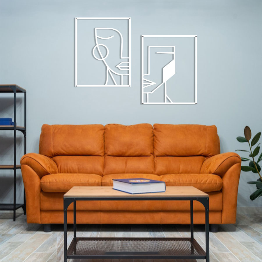 Abstract Faces Double Set