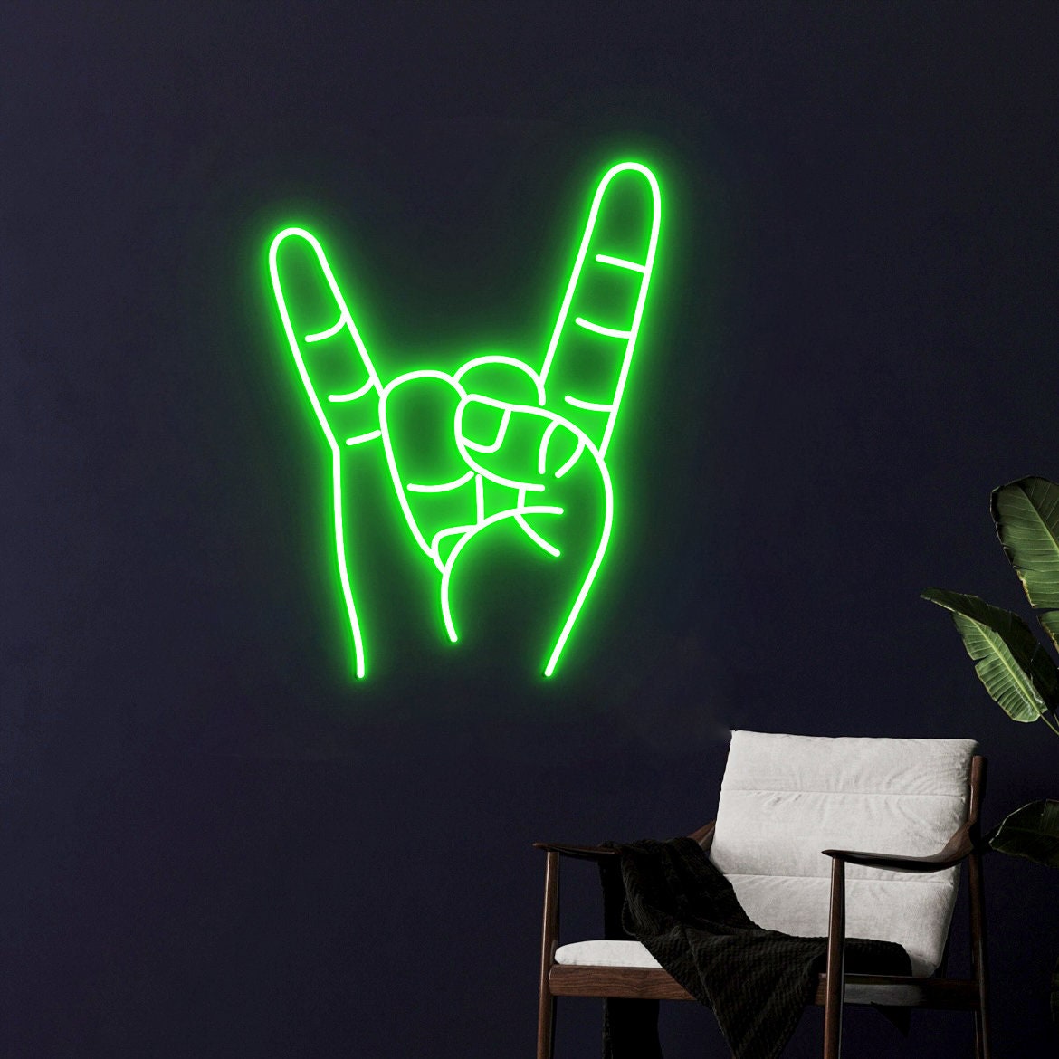 Texas Longhorns Hand Neon Sign, Hook 'em Horns, Texas Hand Wall Decor, Texas Christmas Gift