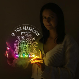 Custom Name Teacher Neon Sign, Teacher Appreciation, It's A Good Day To Read, Classroom Door Hanger, Personalized Language Teacher Neon Sign