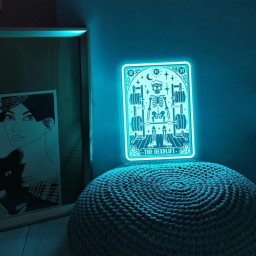 The Deadlift Tarot Card Neon, Funny Gym Shirt, Tarot Card Neon Sign Gifts, Fitness Neon, Workout Neon, Funny Lifting Neon, Gift For Him