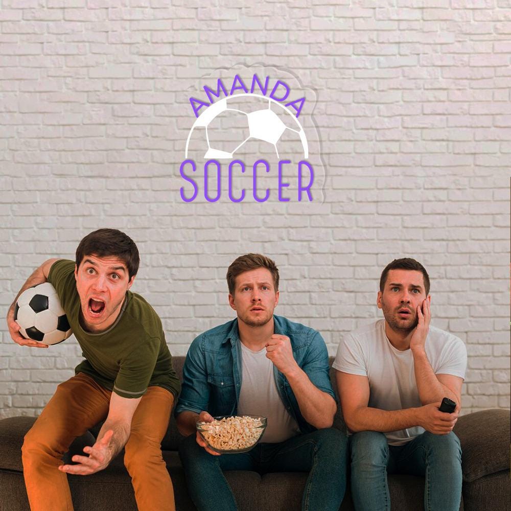 Personalized Soccer Mom Neon Sign, Custom Soccer Mama Neon, Customized Soccer Mom Neon Sign, Gift For Mom, Soccer Mama Neon, Gifts For Her