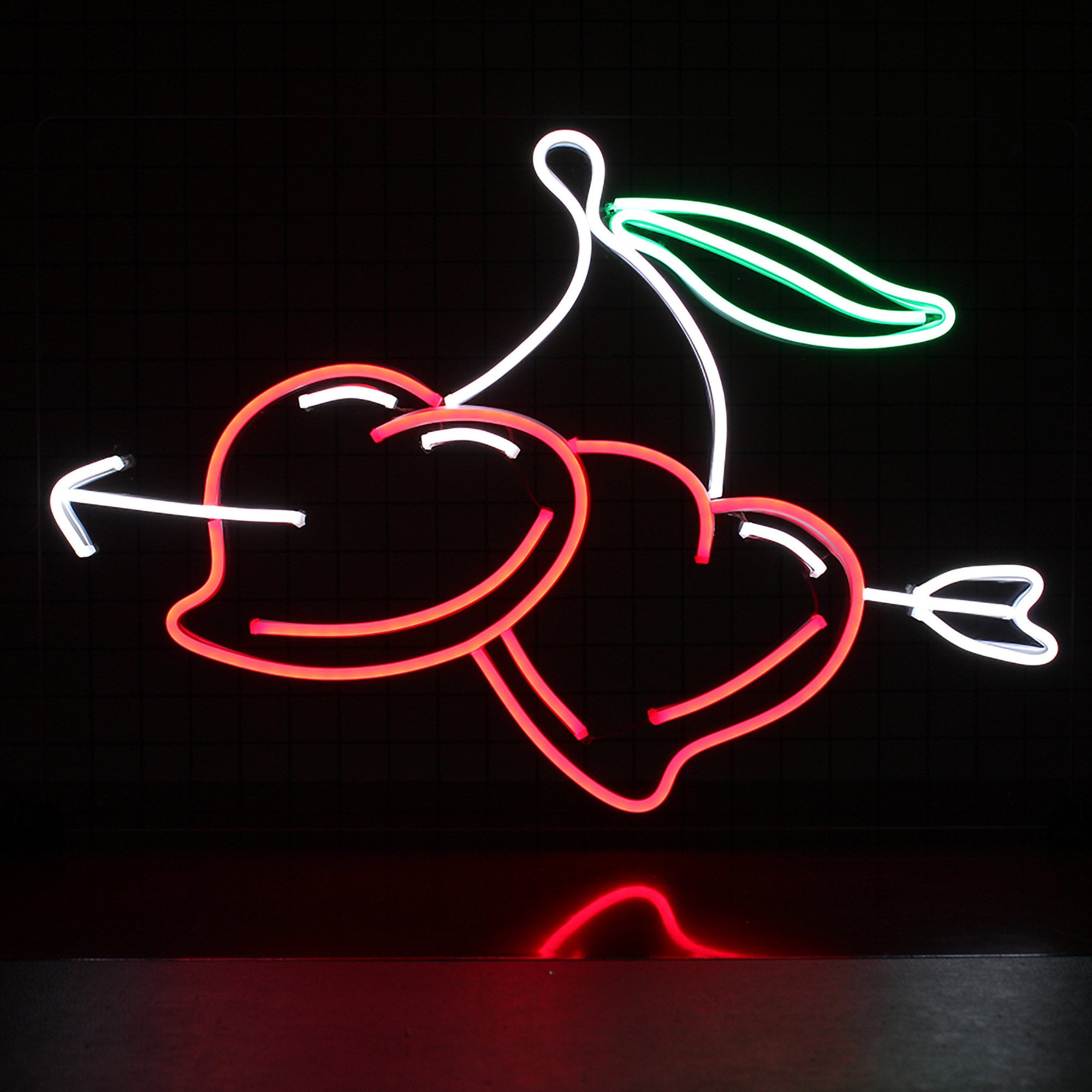 Neon Sign Light Custom Personalizedy Cherry Visual Art Club Business Store Sign Wedding Party Wall Hanging Flexible Decor For Room