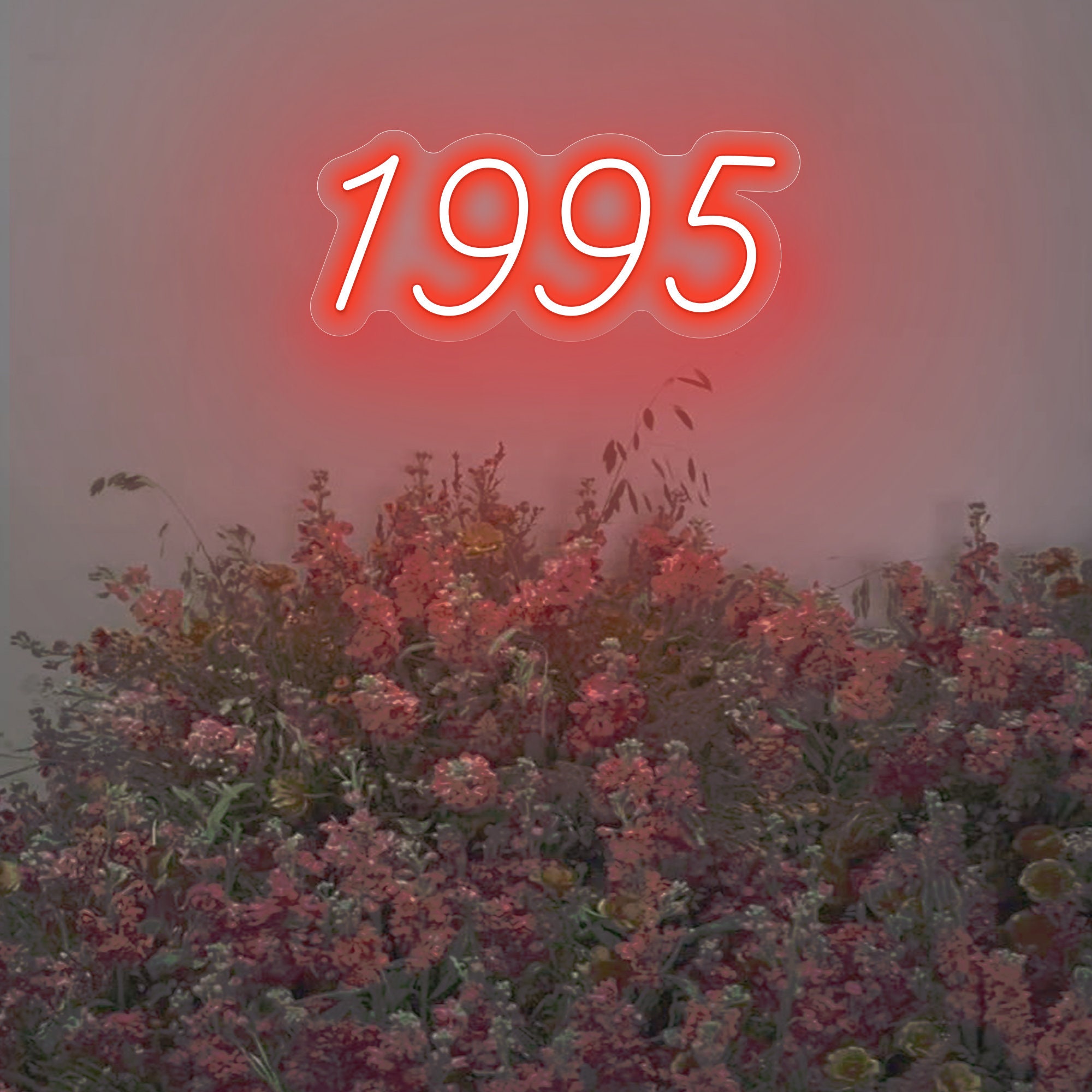 Number 1995 Neon Sign Birthday Party Event Decor, Number LED Light, Anniversary Day Sign, Wedding Neon Light, Birthday Table Decorations