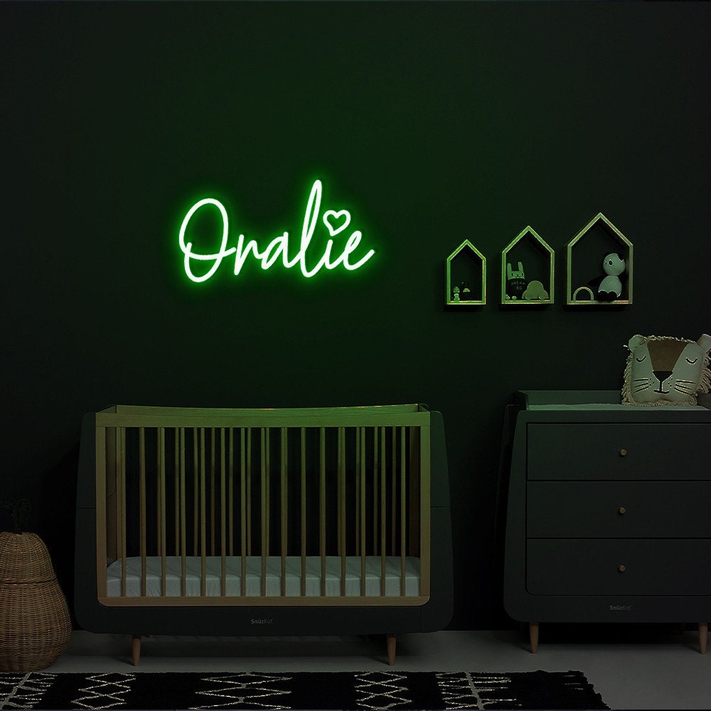 Custom Neon Name Sign For Kids Bedroom, Neon Sign Custom Battery Powered, Personalized Gift For Girls Bedroom, Nursery Decor, Wall Decor