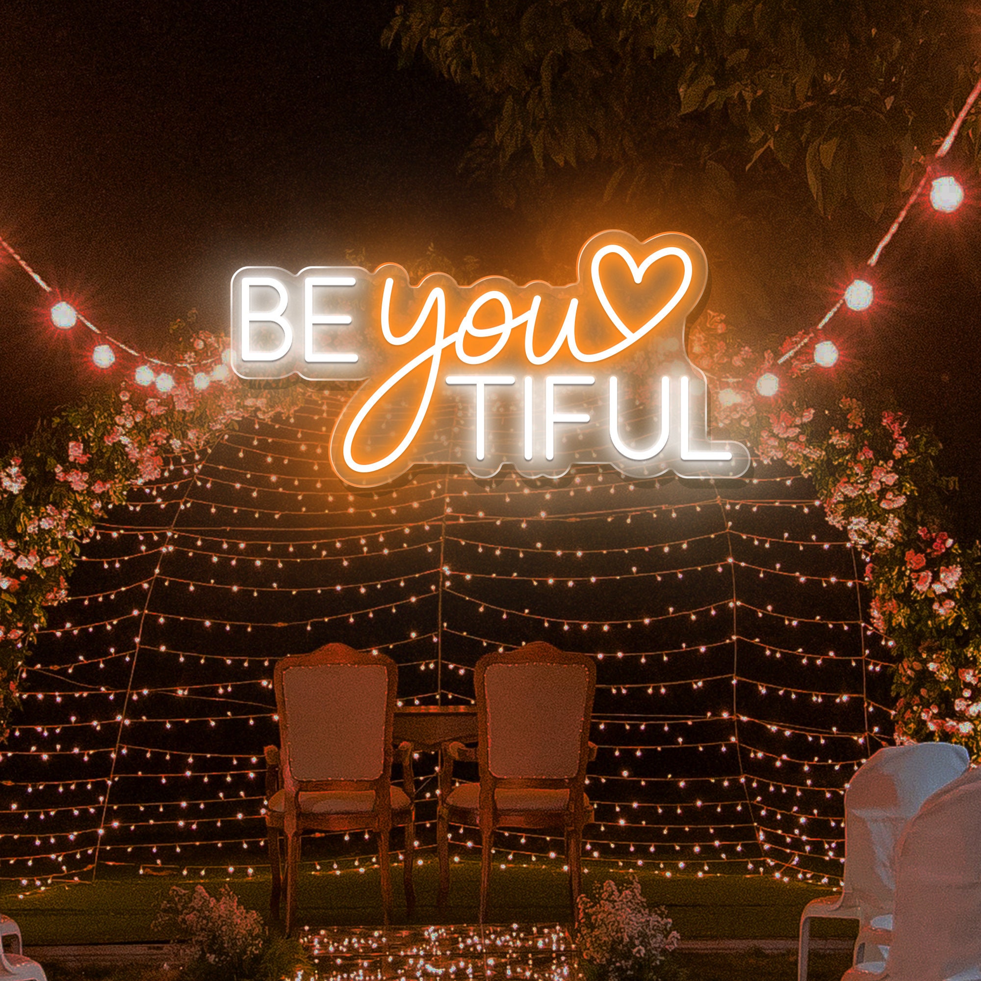 Be You Tiful Neon Sign, Custom Neon Sign, Neon Wall Decor, Beauty Salon Neon Sign, Led Sign Custom Home Decor Wall Art, Personalized Gifts