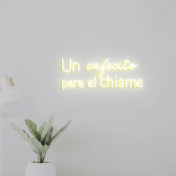 Un cafecito para el chisme Sign Neon Light, Spanish kitchen Decor, Spanish Coffee Sign, cafetería Sign, café Sign