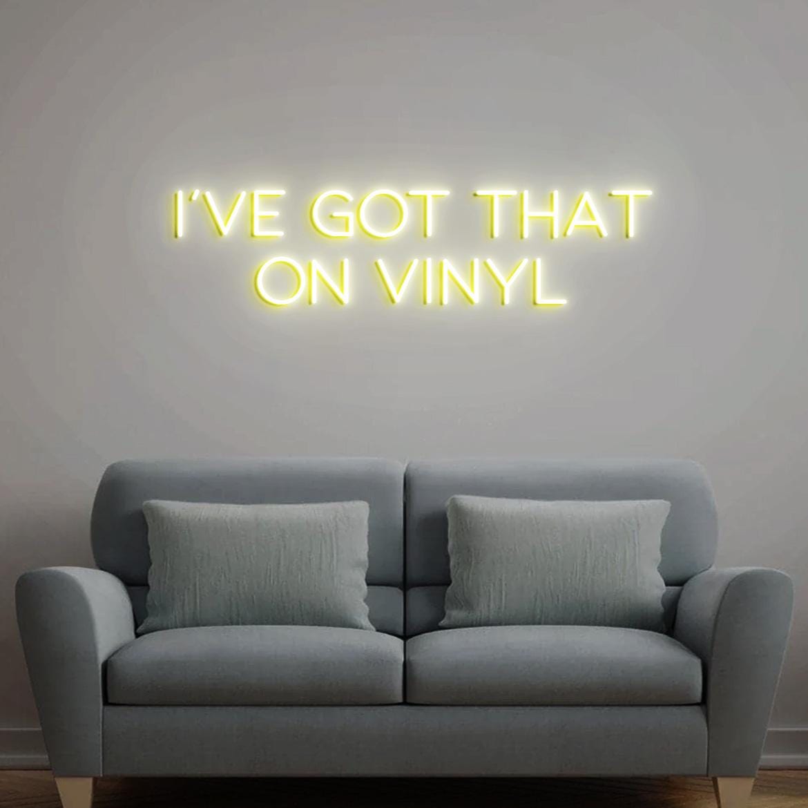 I've Got That on Vinyl, Vinyl Wall Neon Sign Decor, Music Bedroom Wall Sign, On Vinyl Record Sign, Music On Vinyl, Vinyl Record Store Decor