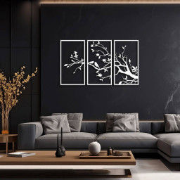 Birds & Branches Triptych