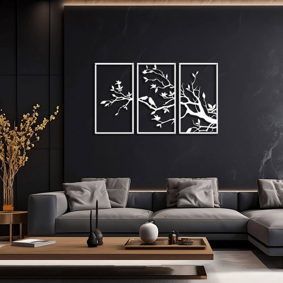 Birds & Branches Triptych