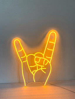 Texas Longhorns Hand Neon Sign, Hook 'em Horns, Texas Hand Wall Decor, Texas Christmas Gift
