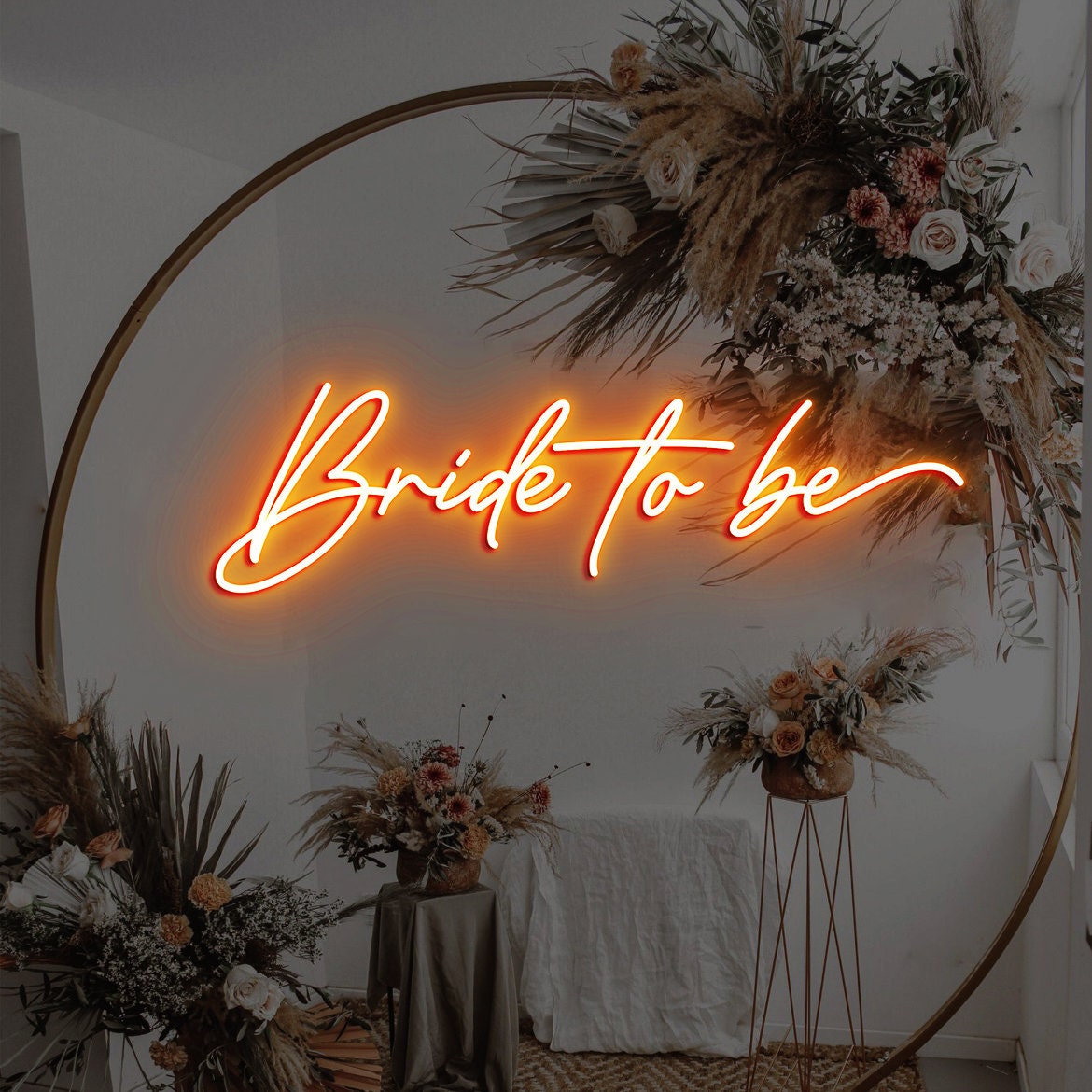 Bride to be, Led Neon Lights, Custom Neon Sign for Wedding Party Decor,Personalized Gift For Bride