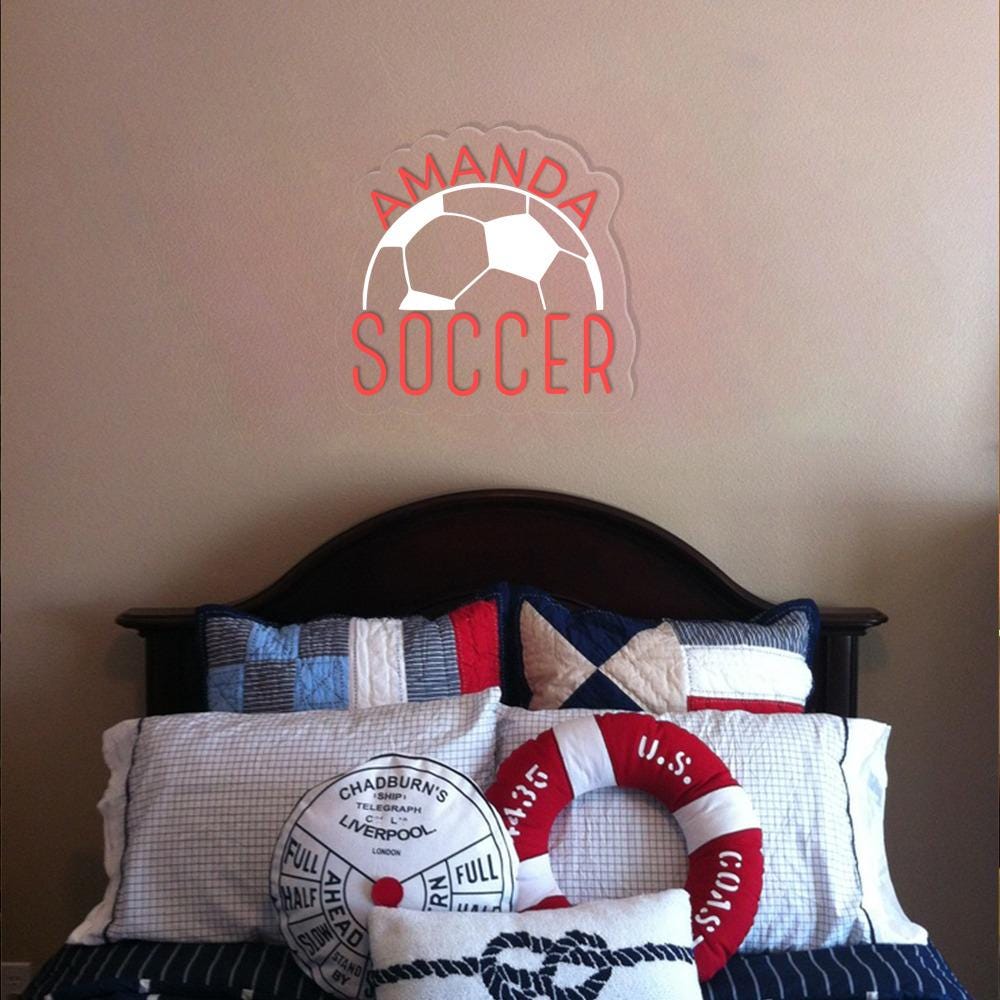 Personalized Soccer Mom Neon Sign, Custom Soccer Mama Neon, Customized Soccer Mom Neon Sign, Gift For Mom, Soccer Mama Neon, Gifts For Her