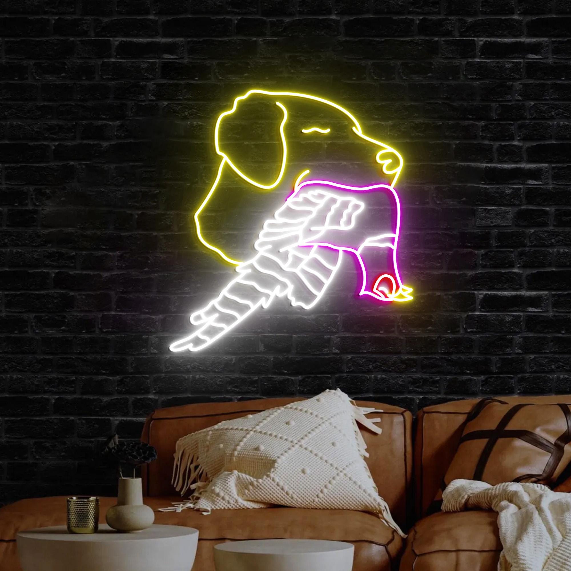 Lab Hunted Pheasant Neon Light, Hunted Neon Sign Light Decor, Hunted Pheasant Neon Sign, Hunter Neon Lights, Hunted Pheasant Wall Decor