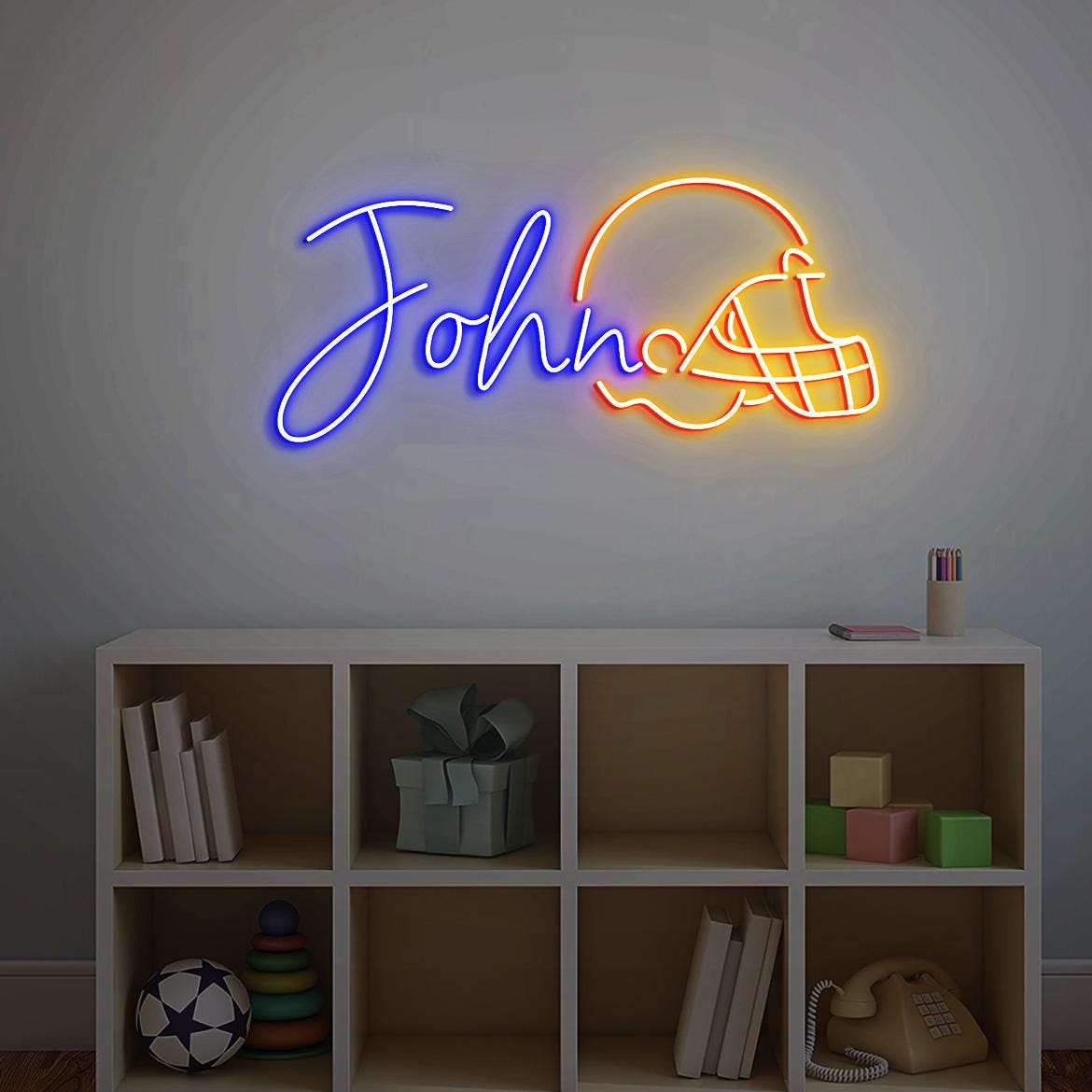 Custom Name Helmet Football Sign, Customized Football Helmet Wall Decor, Game Day Football Helmet Name Sign Gift, Personalize with Name