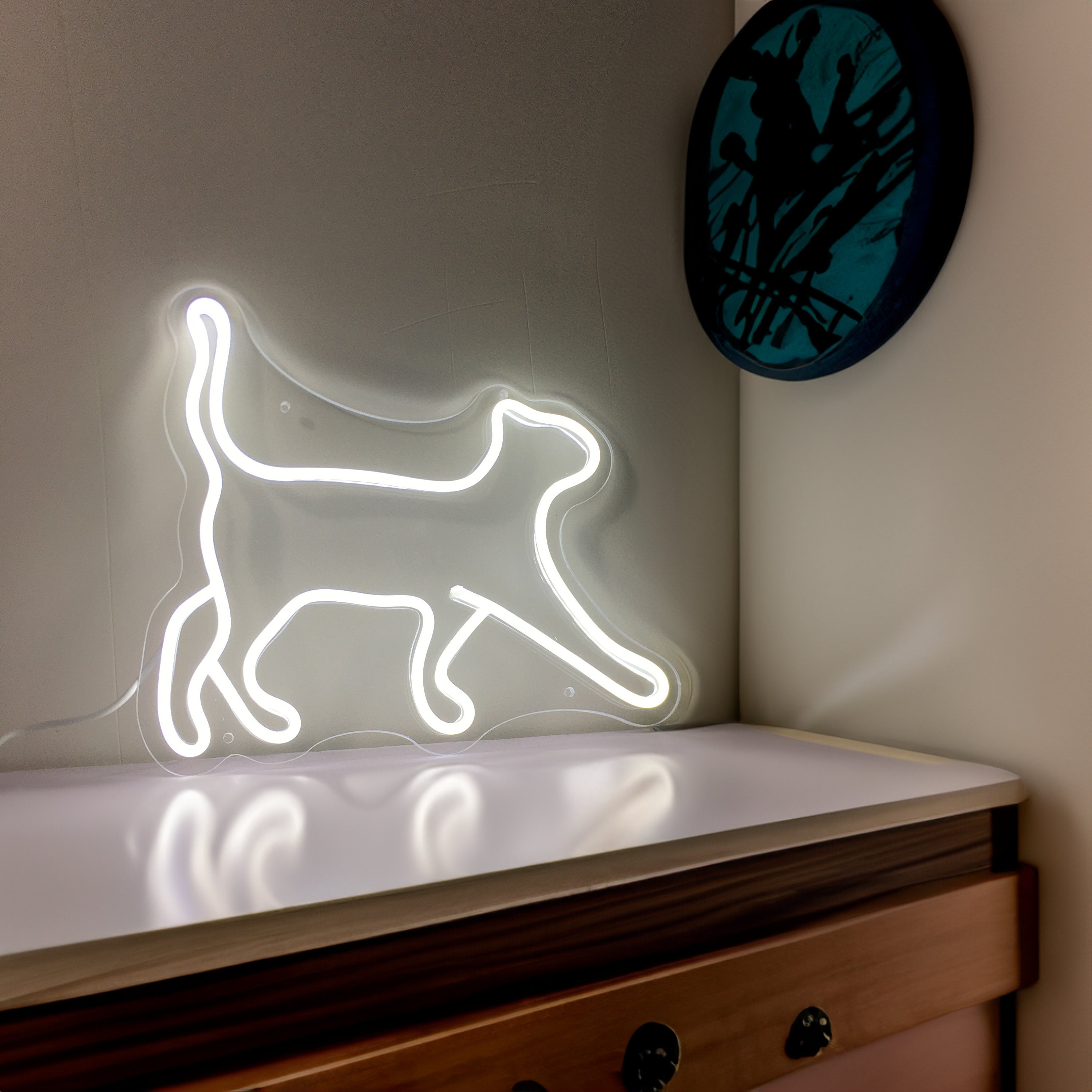Custom Neon Sign Animal Cat Small Tabletop Custom Neon Sign Night Light Bedroom Neon Sign Wall Decor Cute Neon Sign Mini Neon Sign