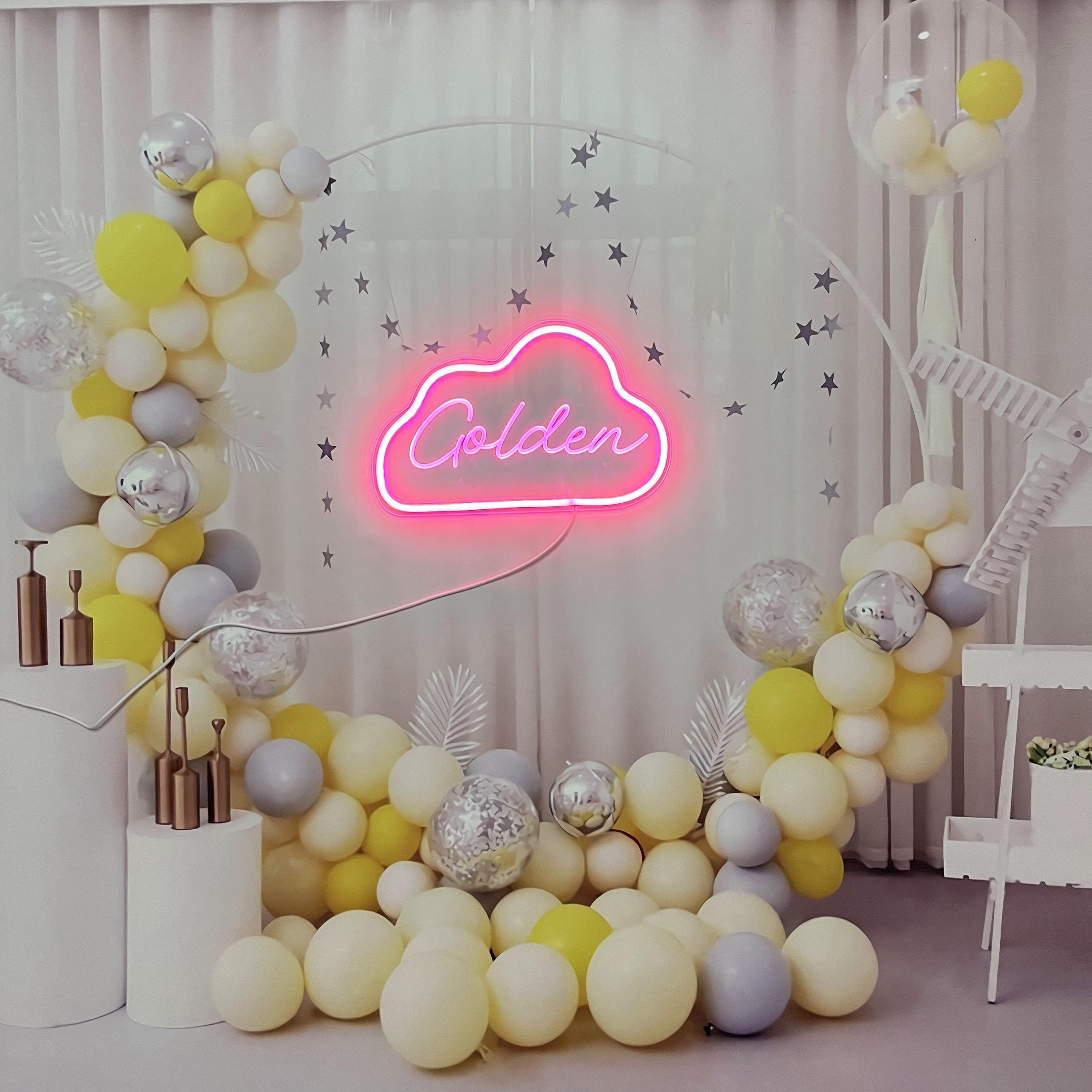 Neon Sign Name Custom Night Light USB Aesthetic Children Room Decor for Girl Boy Kids Bedroom Birthday Gift Led Lamp Anime Wall Home Cartoon