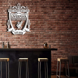 Liverpool FC Emblem Metal Signs Raised Steel Wall Art