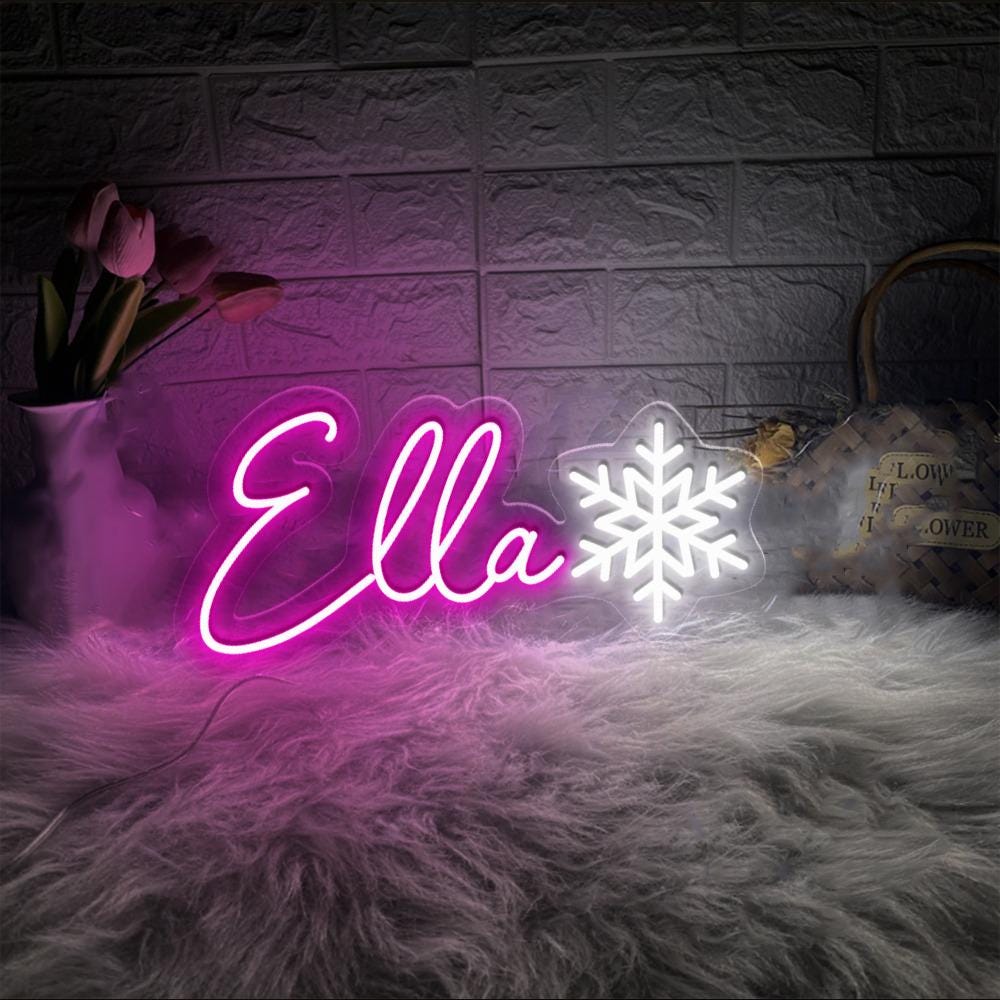 Custom Neon Name Sign, Teenage Girl Gifts, Nursery Name Sign, Neon Light, LED Name Sing, Dorm Decor For College, Personalized Neon Gifts