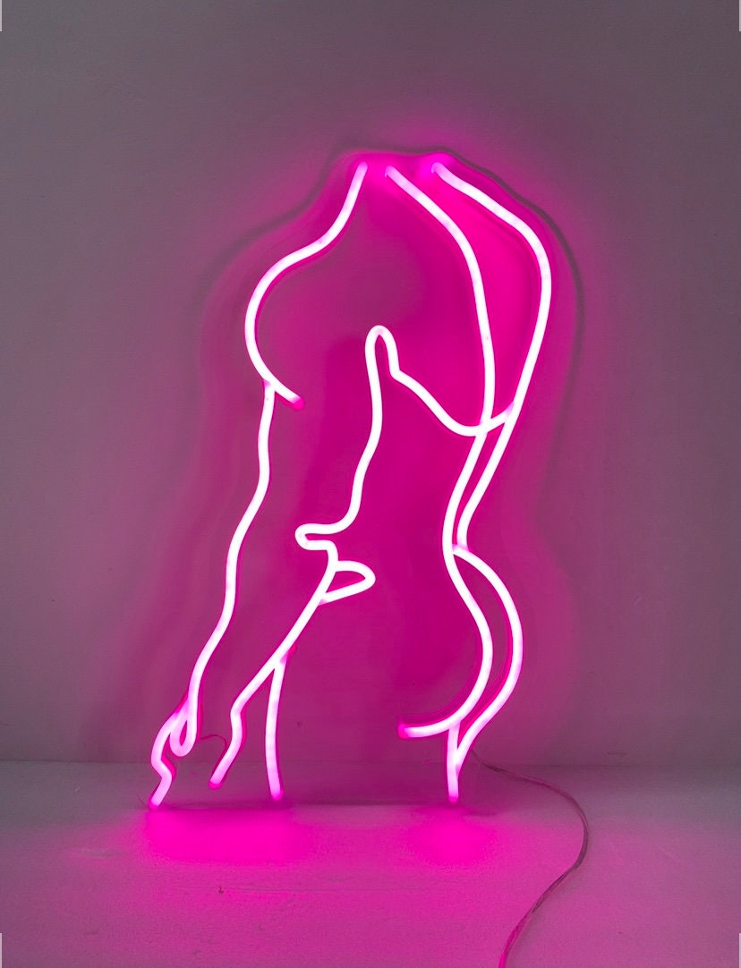 Man Neon Sign, Man Bedroom Wall Decor , Masculine Art, Man Wall Art , Man Body Wall Art Sign, Man Art