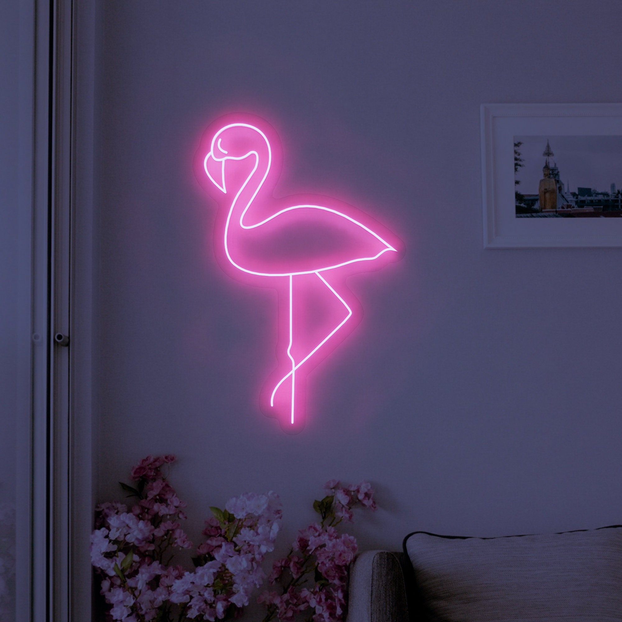 Flamingo Neon Light Sign, Led Neon Signs ,Decor Bedroom Room Wall, Neon Decor Home Personalized Children Room Decor Gifts From NeonArtists
