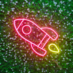 Neon Sign Rocket Decoration Custom Lights Room Home Decor Bedroom wall Hanging Bar Club Boy Personalized gifts Flexible light strip Banner
